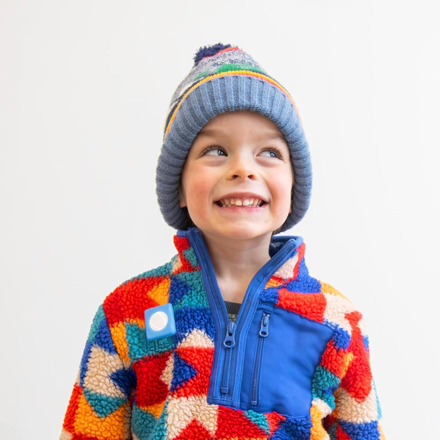 Elevation Lab TagVault AirTag Dual Safety Pin (Pack of 4) - The Most Secure AirTag Holder for Kids, Low-Profile, Doesn't Dangle, Elevation Lab - Blue, White, Black, Red