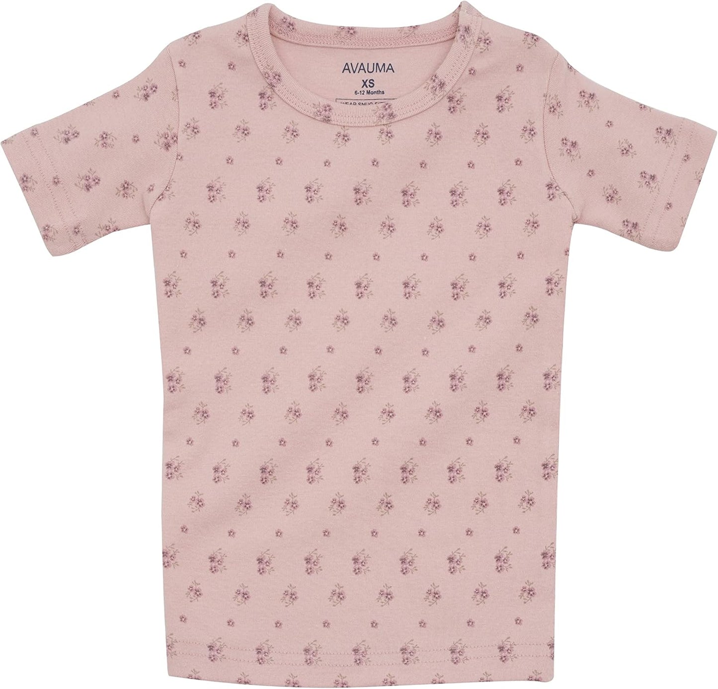 AVAUMA Baby Boys Girls Pajama Set 6M-7T Kids Cute Toddler Snug fit Pattern Design Pjs Cotton Sleepwear