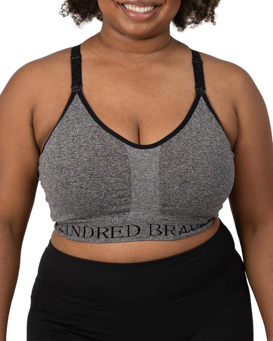 Kindred Bravely Sublime Nursing Sports Bras for Breastfeeding, Soft & Stretchy Maternity Bra