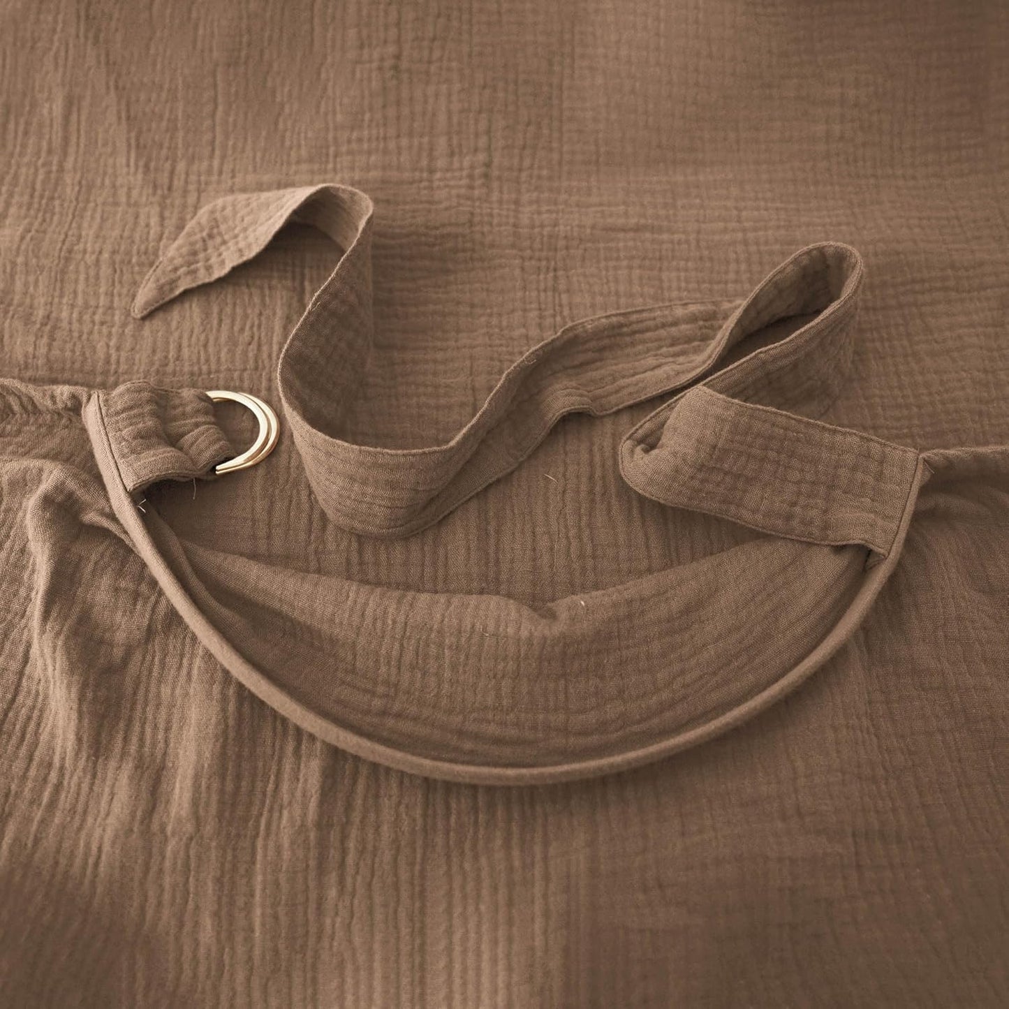 Muslin Nursing Covers for Breastfeeding, Privacy Breast Feeding Cover with Arch Neckline for Mom and Baby, Breathable 100% Cotton Nursing Apron Multi-use Stroller Cover