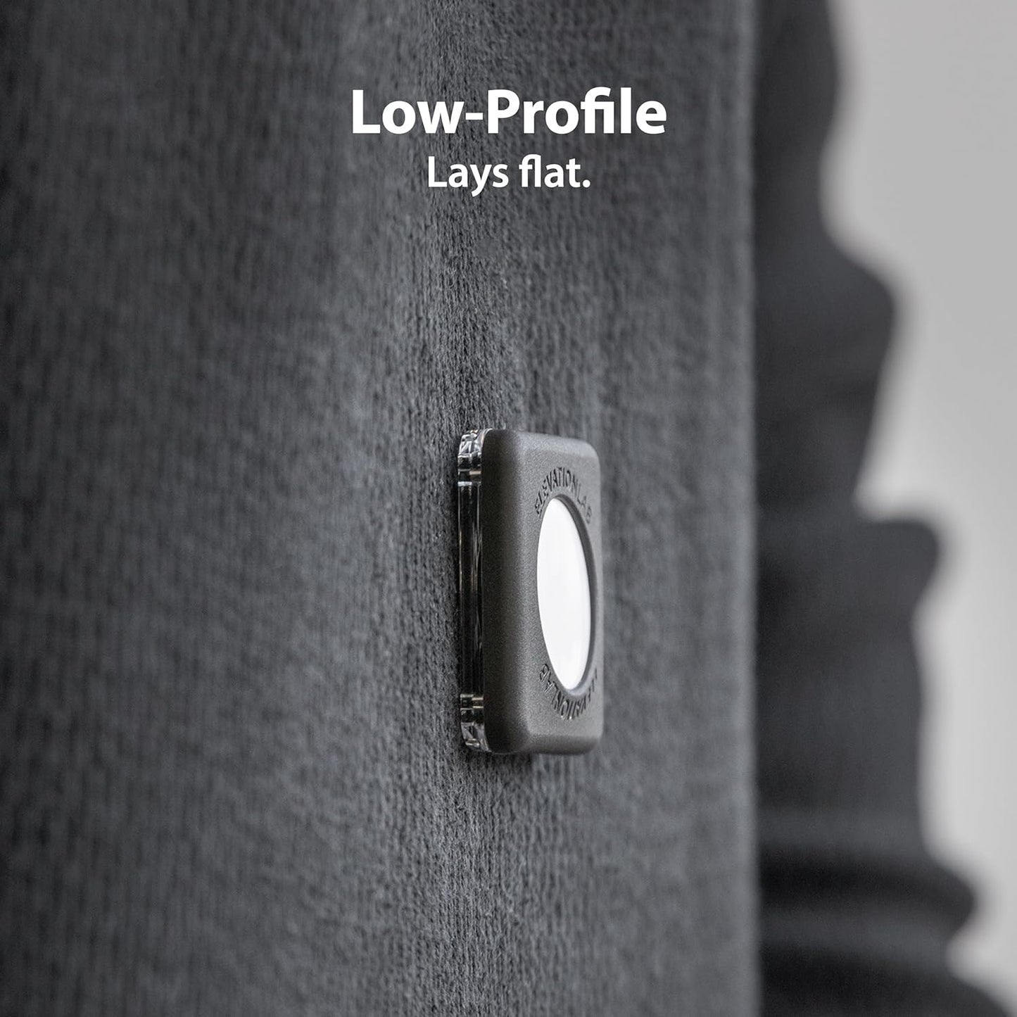 Elevation Lab TagVault AirTag Dual Safety Pin (Pack of 2) - The Most Secure AirTag Holder for Kids, Low-Profile, Doesn't Dangle, Elevation Lab - Blue, Red