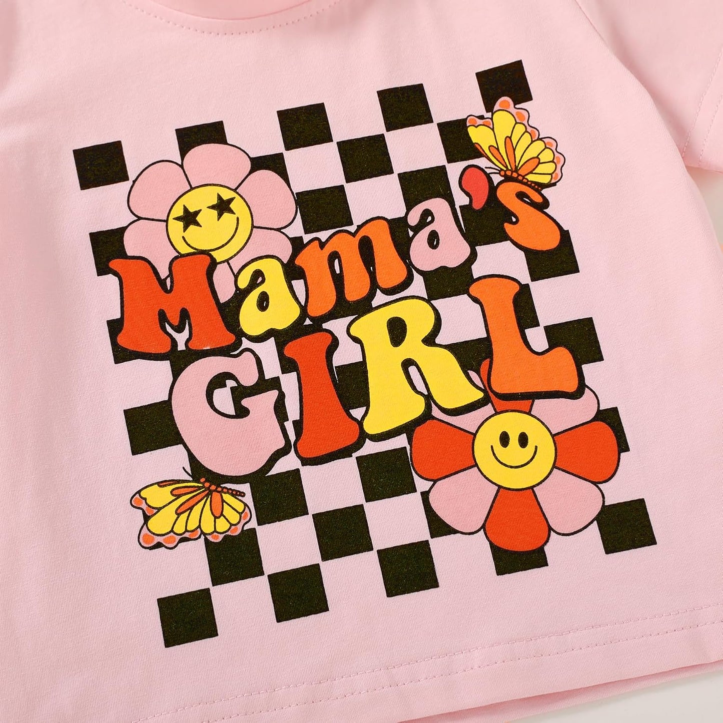 Happy Town Toddler Clothes Baby Boy Girl Smiley Face Shirt Short Sleeve T-Shirt Tee Summer Tops Outfits