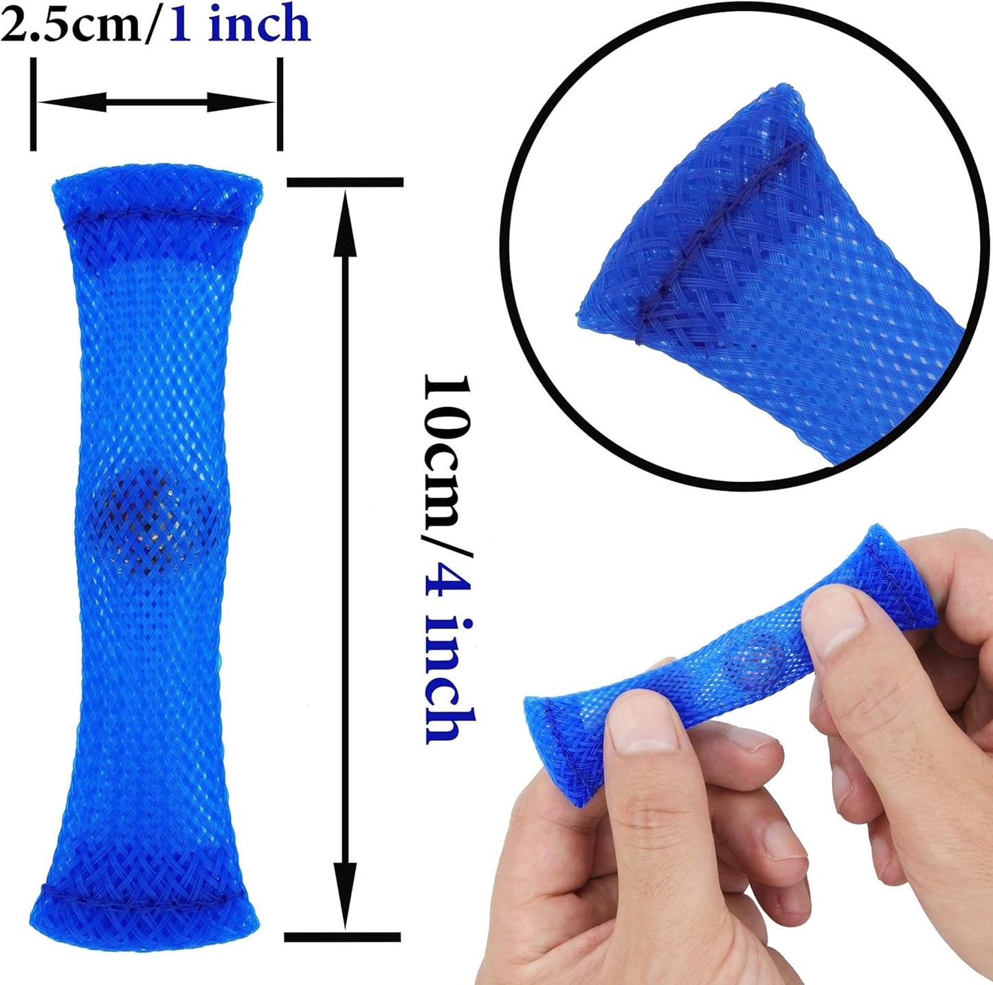 42 Pack Marble Mesh Fidget Toys,Fidget Toy Mesh and Marble Stress Relieve and Anxiety for Children and Adults, Stress Relieve Toy, Focus Enhance