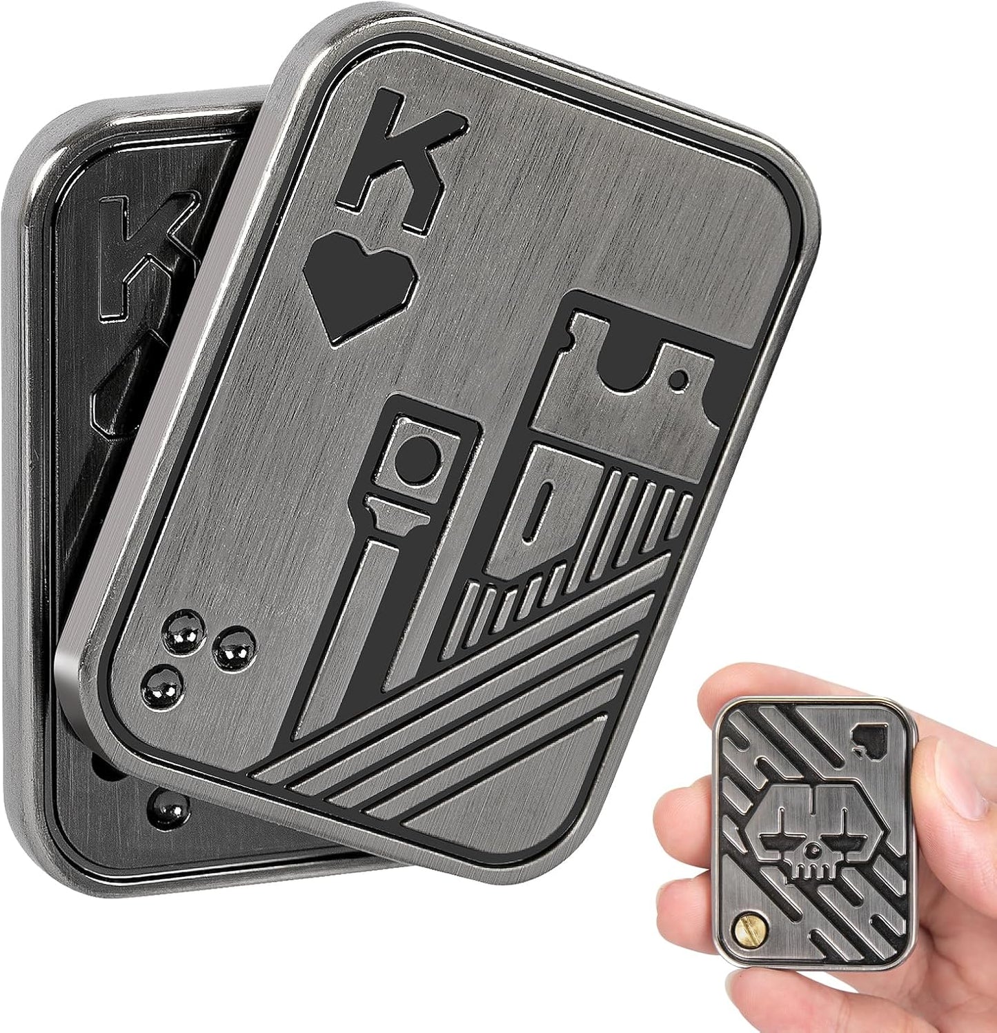 Fidget Slider Toys, Poker Cards Fidget Toy, Sensory Fidget Toys to Relieve Anxiety and Stress, Cool Desk Fidgets Gift for Adults and Teenagers