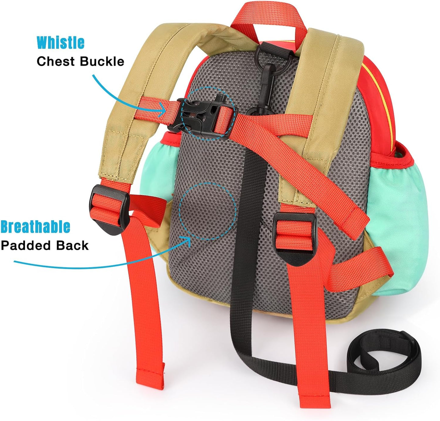 STEAMEDBUN Backpack Leash for Toddlers 1-3: Baby Backpack with Leash for Boys Girls - Anti-Lost Harness for Walking