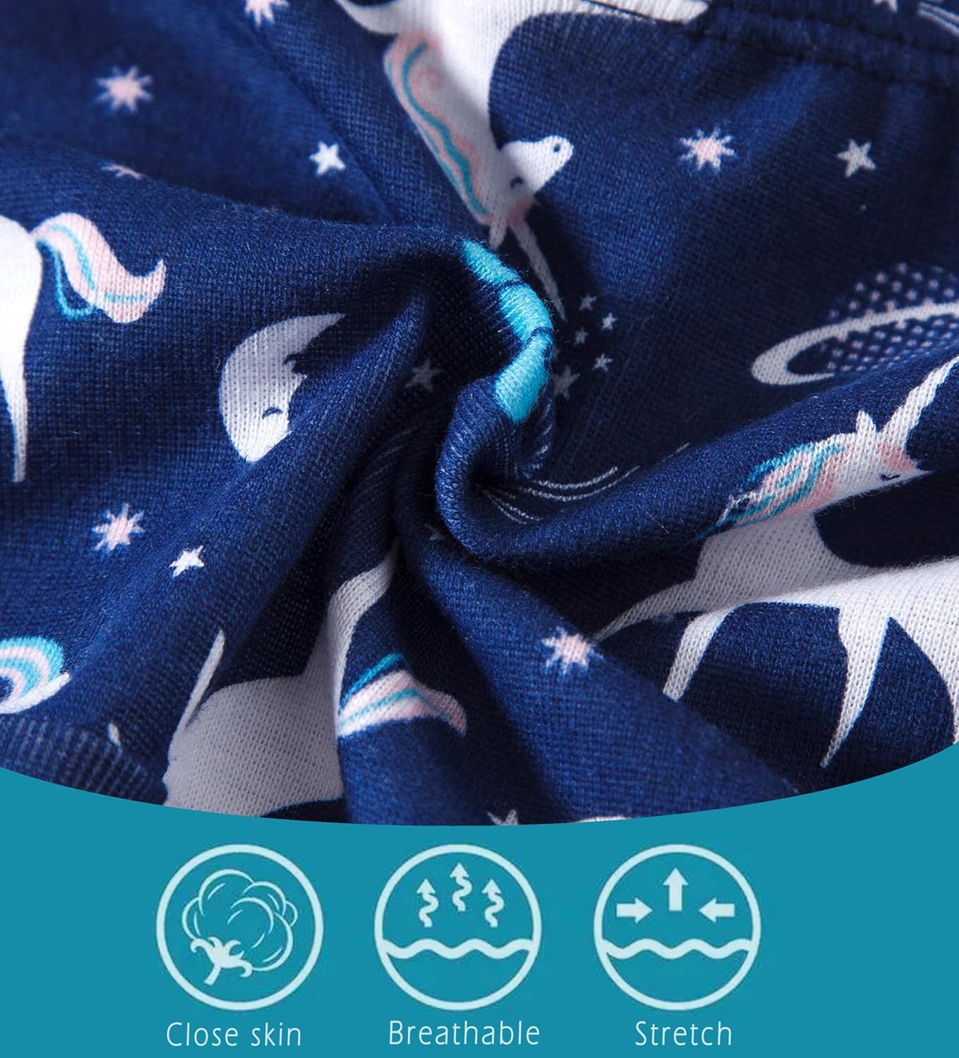 Boboking Girls Soft Underwear Toddler Kids Briefs Cotton Panties 12-pack