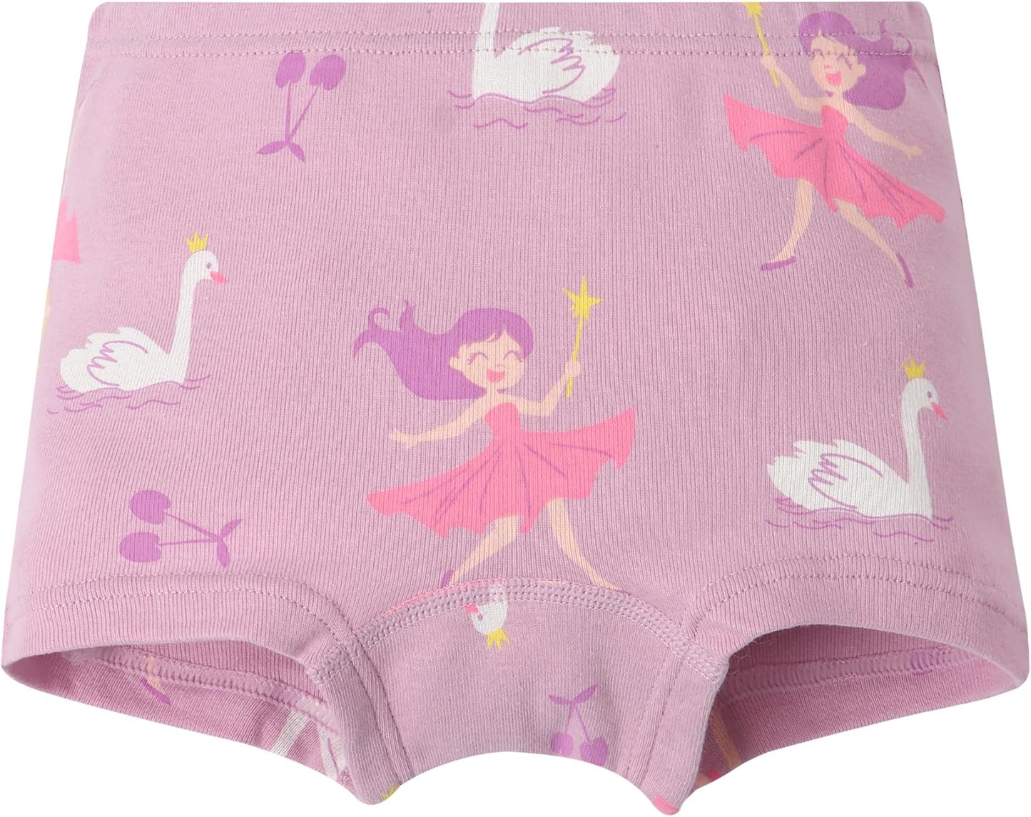 CHUNG Toddler Little Girls Kids Briefs Panties Soft Cotton Boyshort Underwear Pack Big Girl Daily Cute Pattern