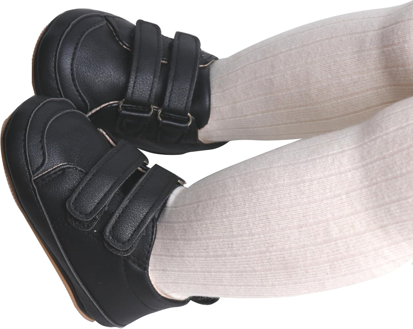 LONSOEN Baby Girls Boys Loafers Prewalker Dress Crib Shoes