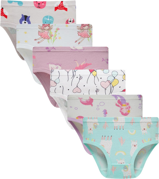 Boboking Soft Cotton Underwear Toddler Girls'Briefs Soft Undies