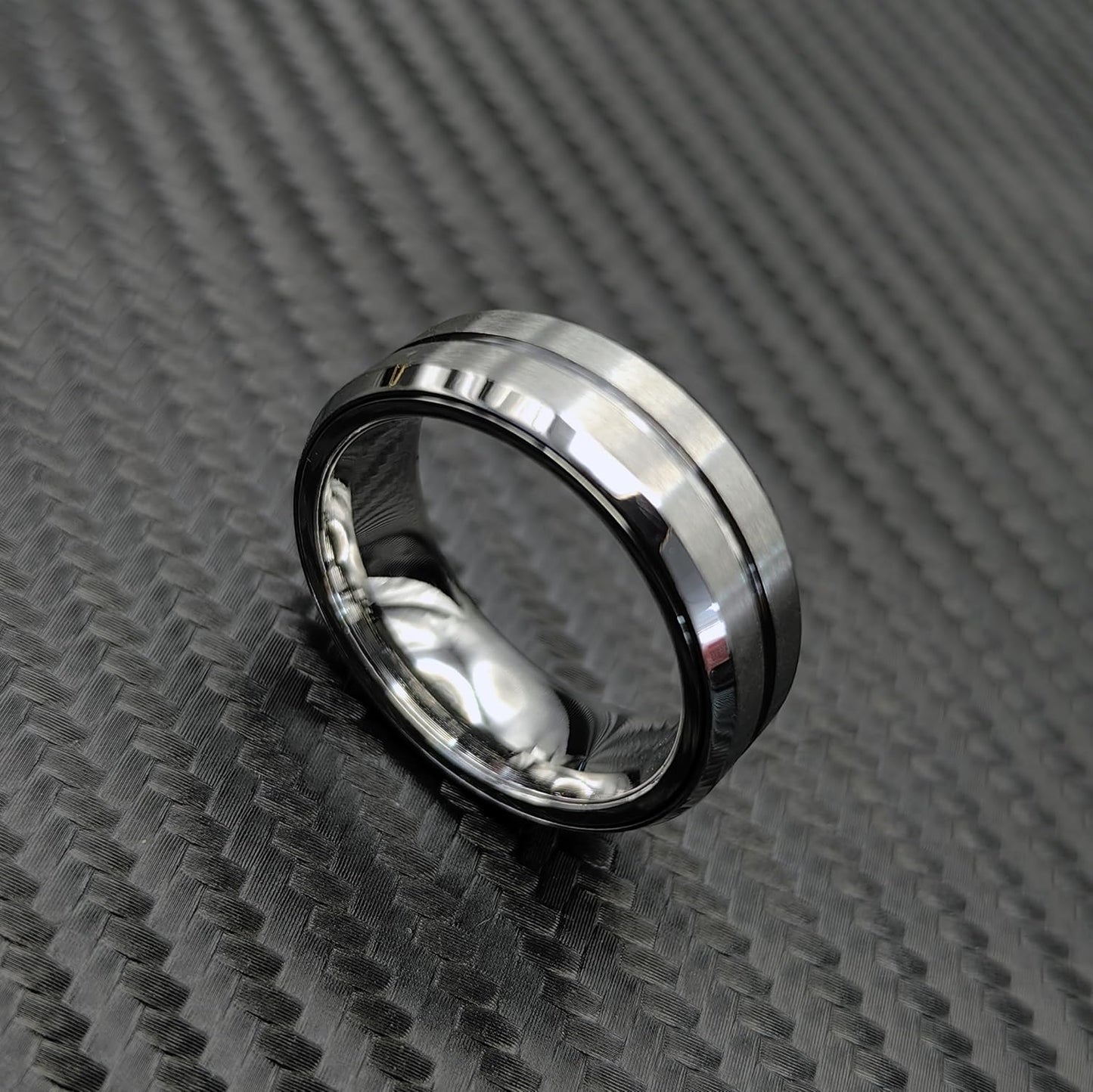 EDC Fidget Slider Fidget Toy Adult Stress Relief Metal Ratchet Ring Jewelry ADHD Recreational Fidget Toy Tactile Coin (Silvery, 13)