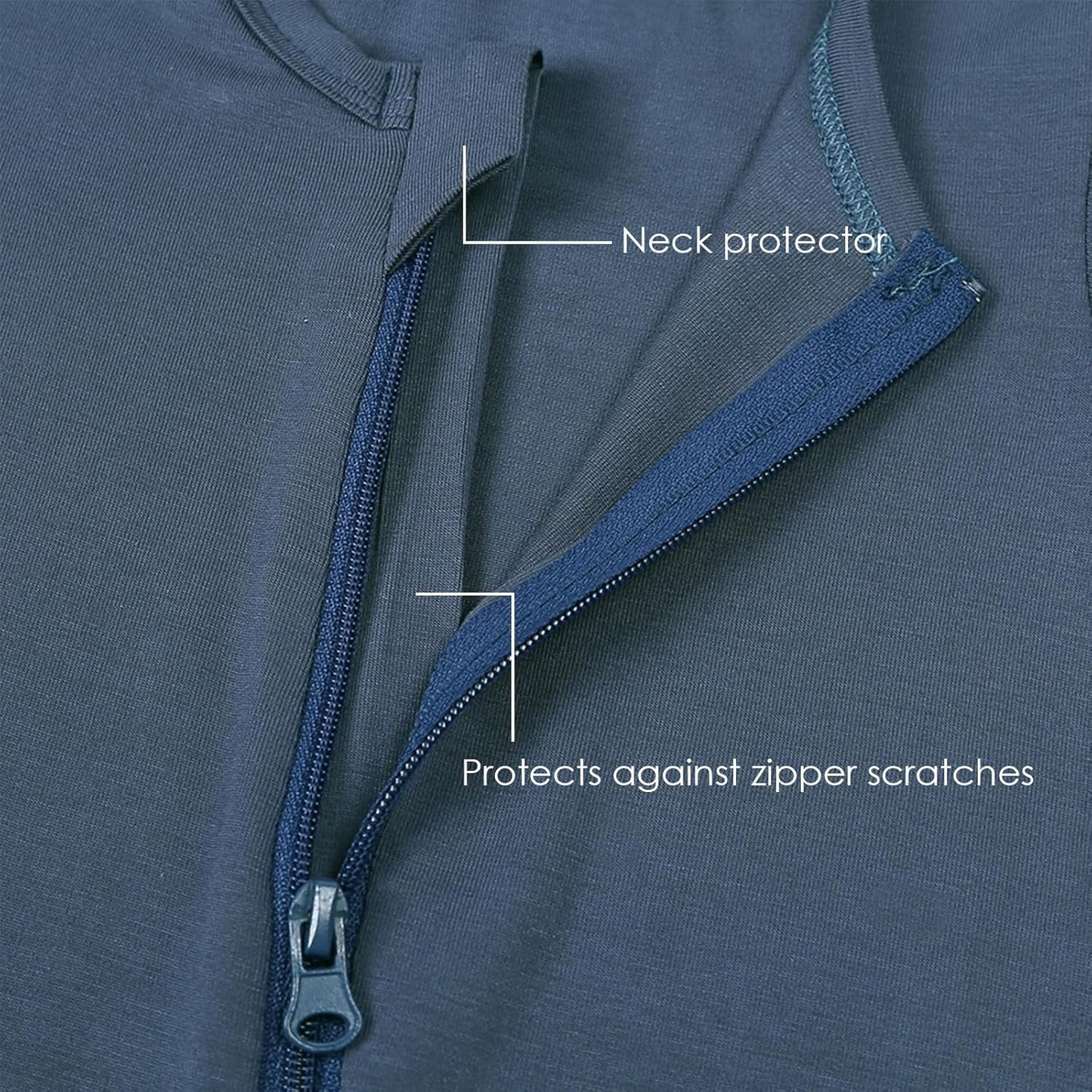 OPAWO Bamboo Baby Pajamas 3 Pack, Double Zipper Bamboo Sleepers for Baby Boy Girl Romper, Toddler Summer Clothes Outfit 0-24M