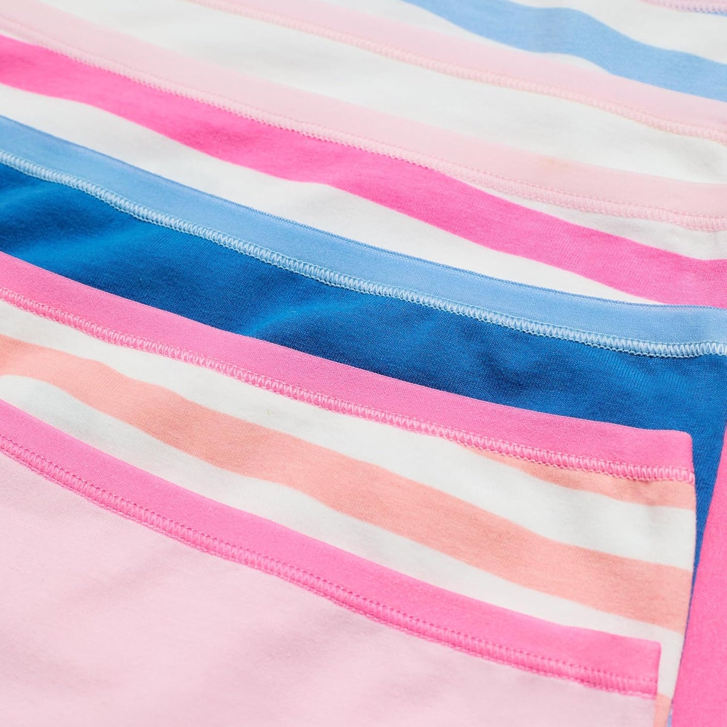 Saint Eve Kids Little Girls Cotton Underwear, Soft Breathable Multi Pack Brief Panties