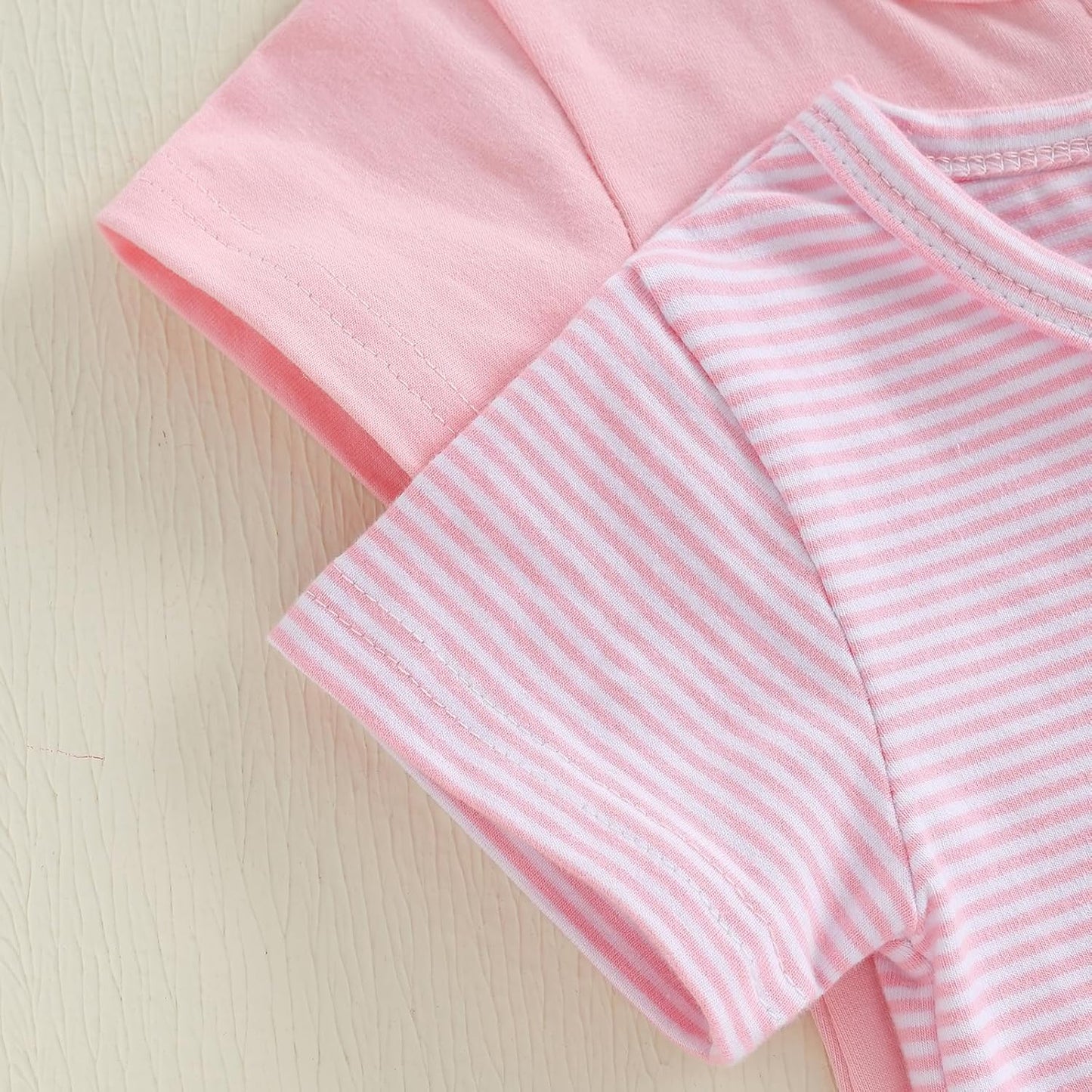 Merqwadd Baby Boy Girl 2 Pack Romper Short Sleeve Zipper Jumpsuit Plain Summer Clothes