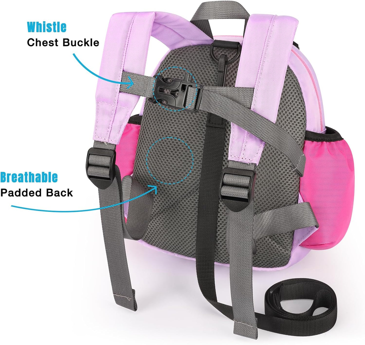 STEAMEDBUN Backpack Leash for Toddlers 1-3: Baby Backpack with Leash for Boys Girls - Anti-Lost Harness for Walking