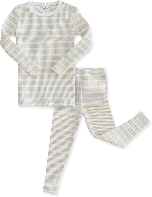 AVAUMA Baby Boys Girls Pajama Set 6M-7T Kids Cute Toddler Snug fit Pjs Cotton Sleepwear