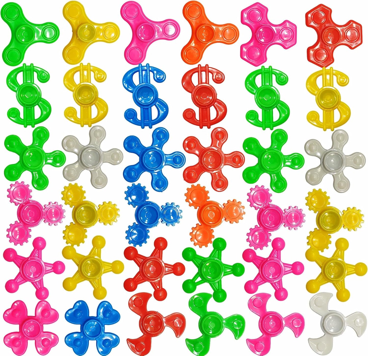 Fidget Spinners Bulk-Mini Fidget Spinner Toys for Kids Teens Adults Birthday Party Favors,Return Gifts,Goodie Bags Stuffers,Party Games,Classroom Rewards Carnival Prizes (24)