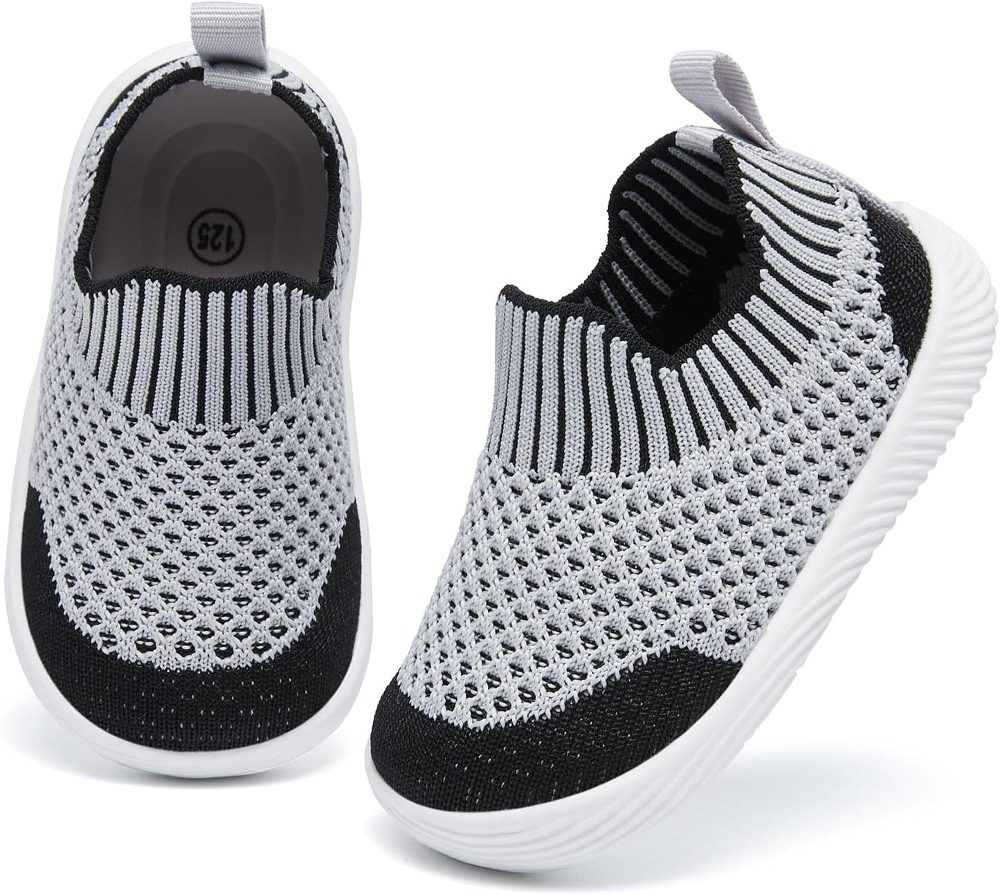 MORENDL Baby Toddler Walking Socks Non-Slip Breathable Unisex Casual Sneakers