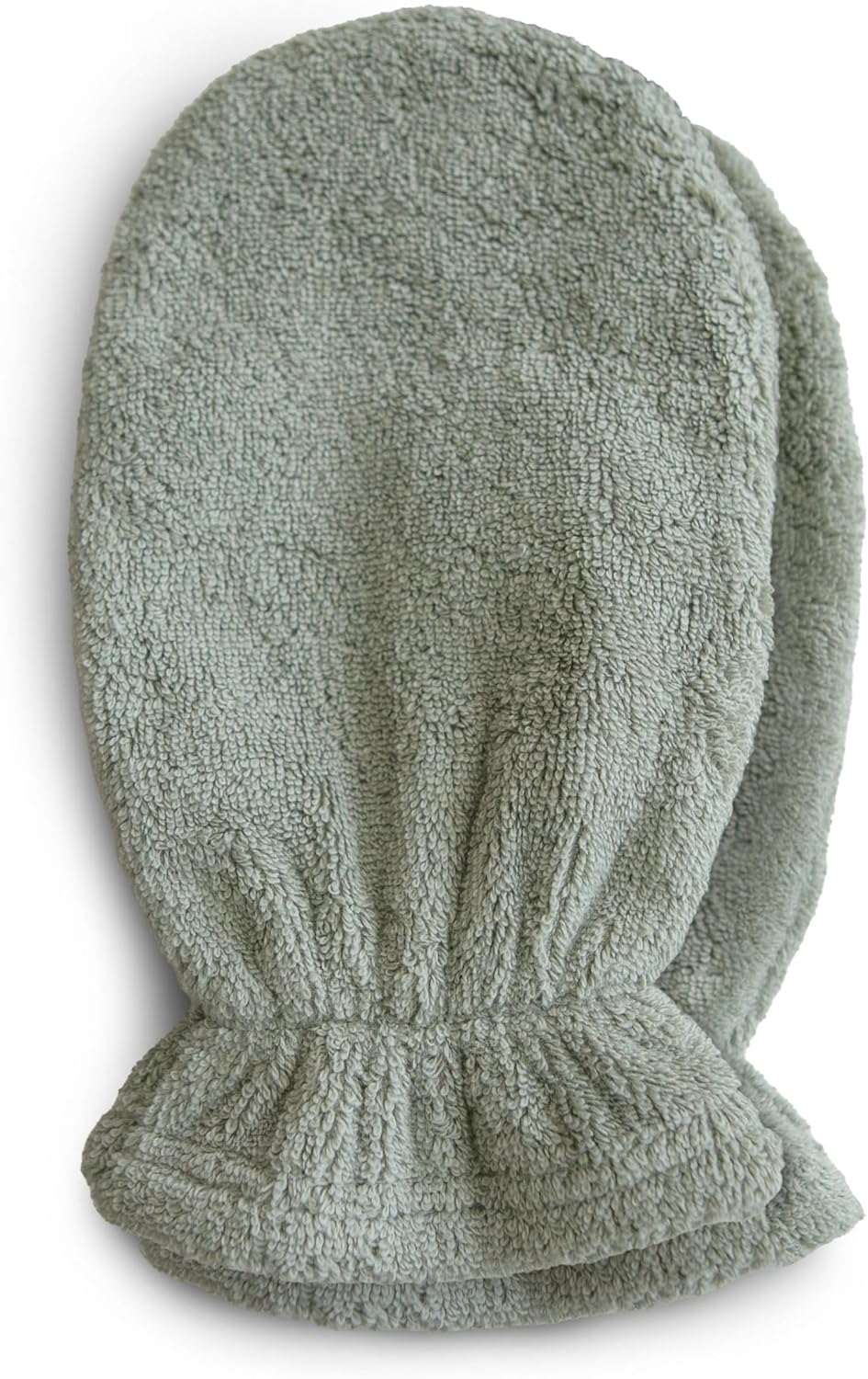 mushie Baby Bath Mitt | Organic Cotton | Pack of 2 (Moss)