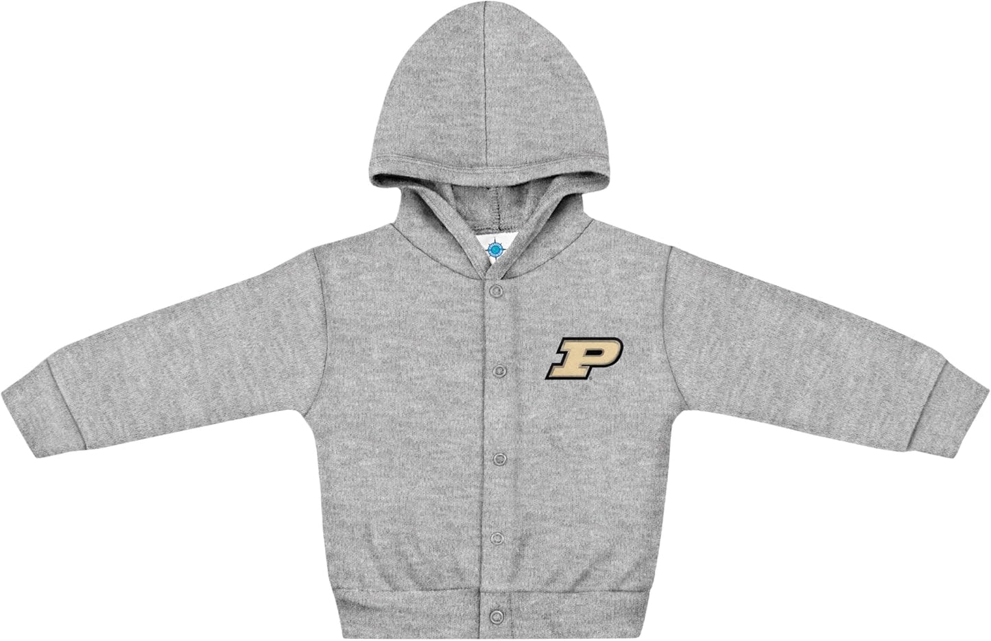 Creative Knitwear College Baby Snap Hooded Jacket - Team Logo, Multiple Colors, for Boys & Girls, (0-24 Months)