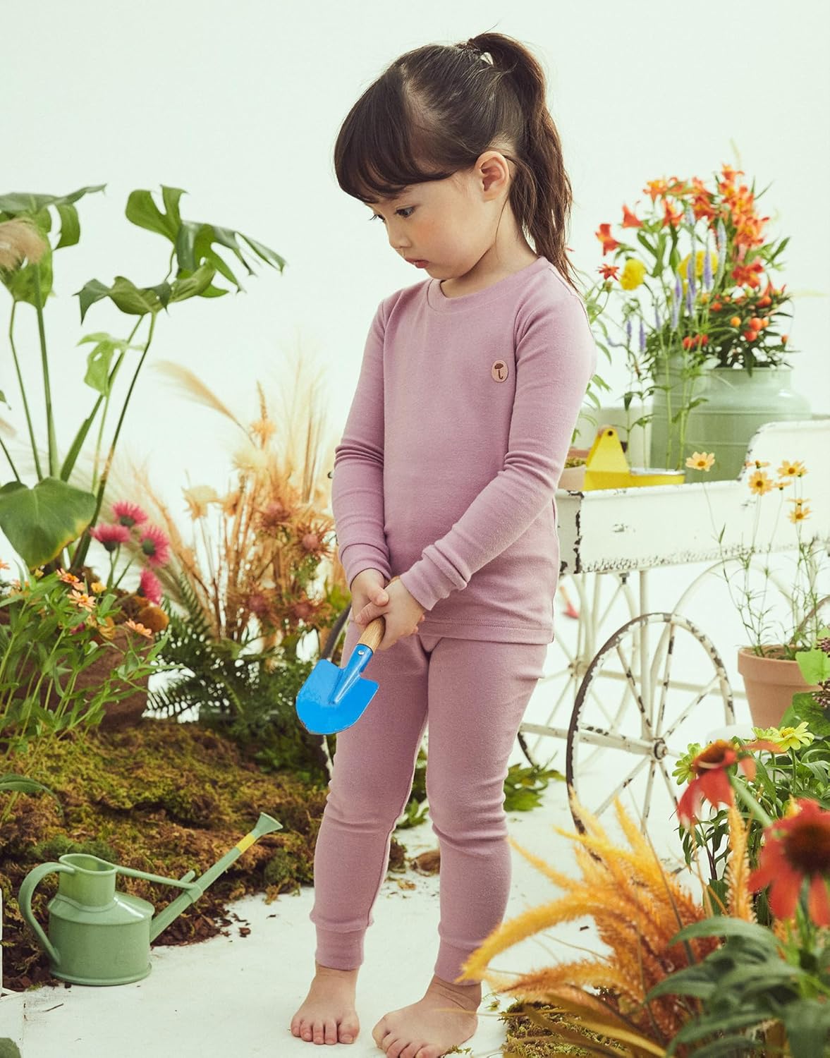 moimoln 6M-8Y Modal Cotton Solid Soft Breathable Baby Toddler Boys Girls Snug fit Pjs Long Sleeve Pajamas Set Sleepwear Daily