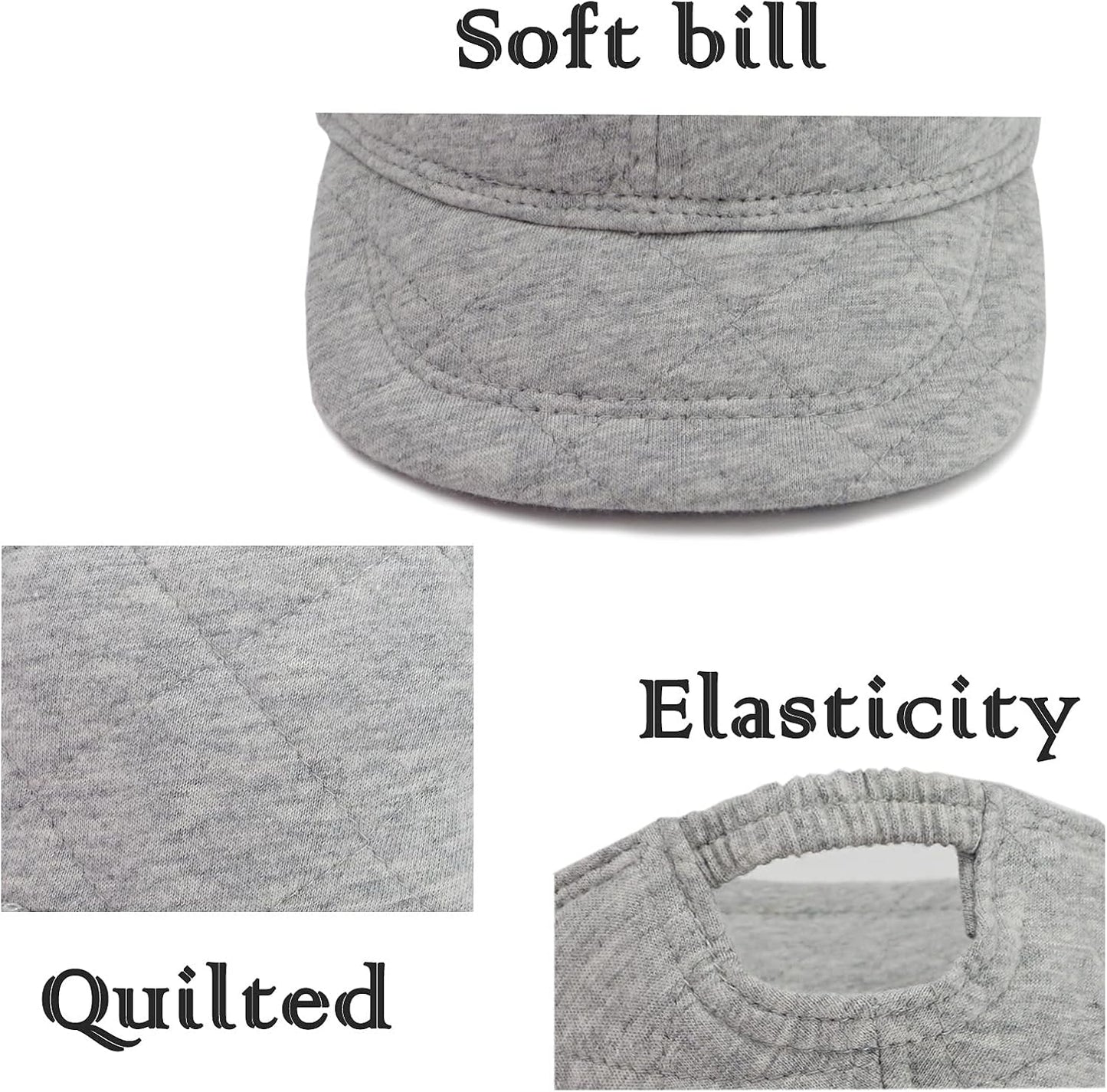 Keepersheep Baby Baseball Cap Infant Sun Hat, Cotton Knit with Soft Brim, Adjustable Soft Newborn Toddler Cap