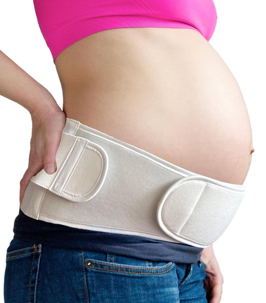 FlexaMed Adjustable Pregnancy and Back Brace 6 Inch - Large