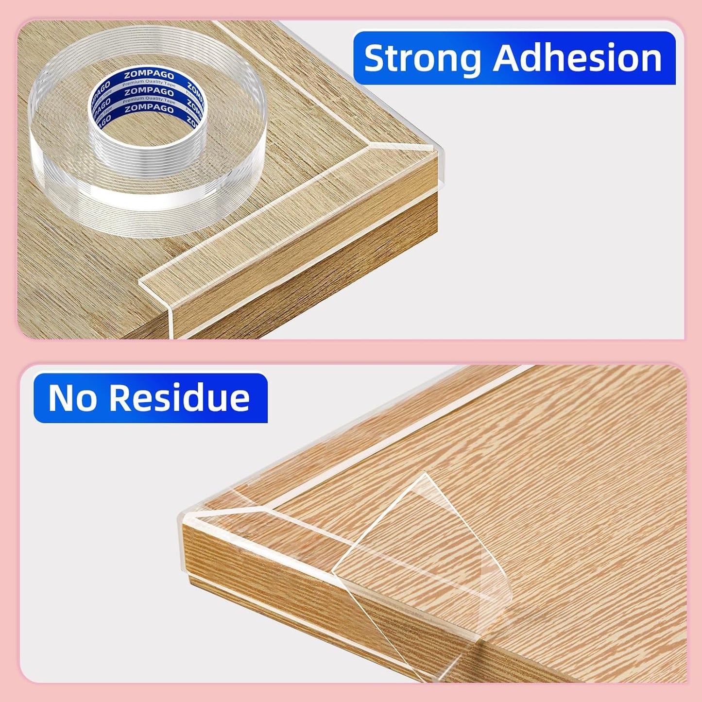 Clear Soft Corner Protectors for Furniture Strip,2in x9.84FT,Sharp Edge & Table Bumper,Window Edge,Wall Protector, Soft Corner Guards Safe for Proof,Table Corner Protectors in Family