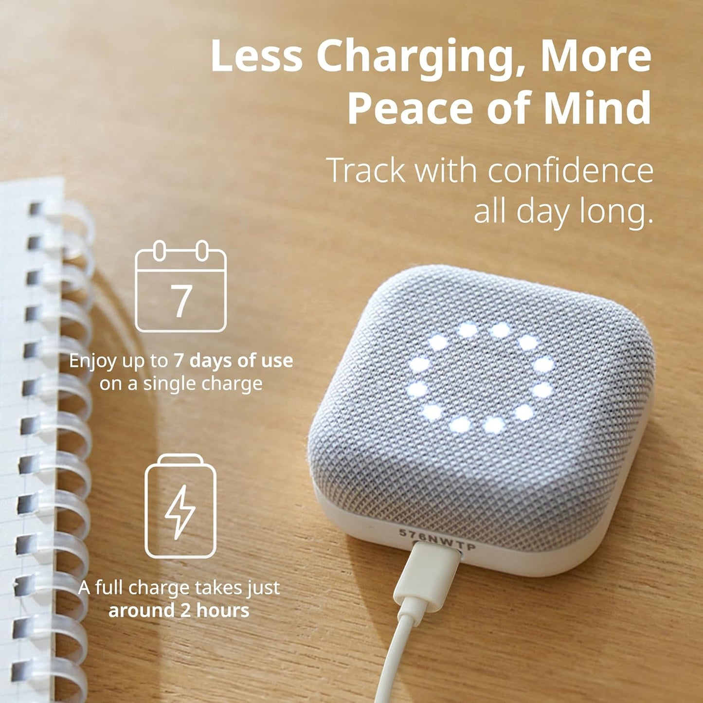 BoT Talk GPS Tracker for Kids - AI-Powered GPS Tracker with Audio, Real-Time Tracking, 2-Way Talk & Alerts - Compact Kids Tracking Device with Monthly Subscription - Designed in Japan