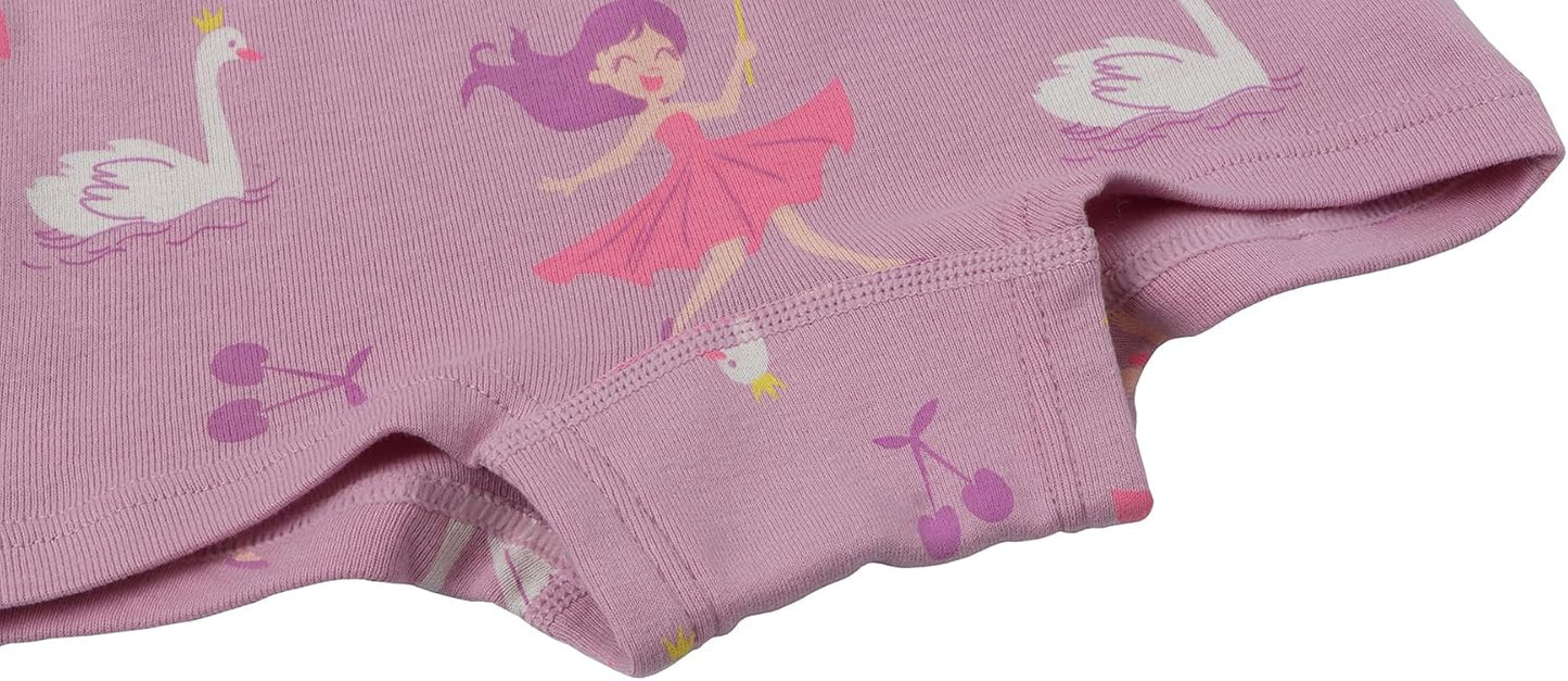 CHUNG Toddler Little Girls Kids Briefs Panties Soft Cotton Boyshort Underwear Pack Big Girl Daily Cute Pattern