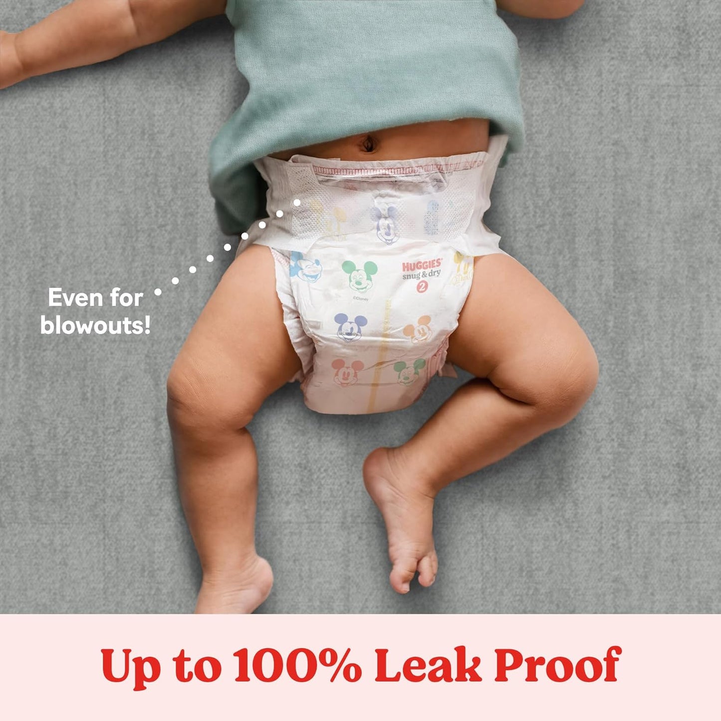 Huggies Size 4 Diapers, Snug & Dry Baby Diapers, Size 4 (22-37 lbs), 27 Count, Packaging May Vary