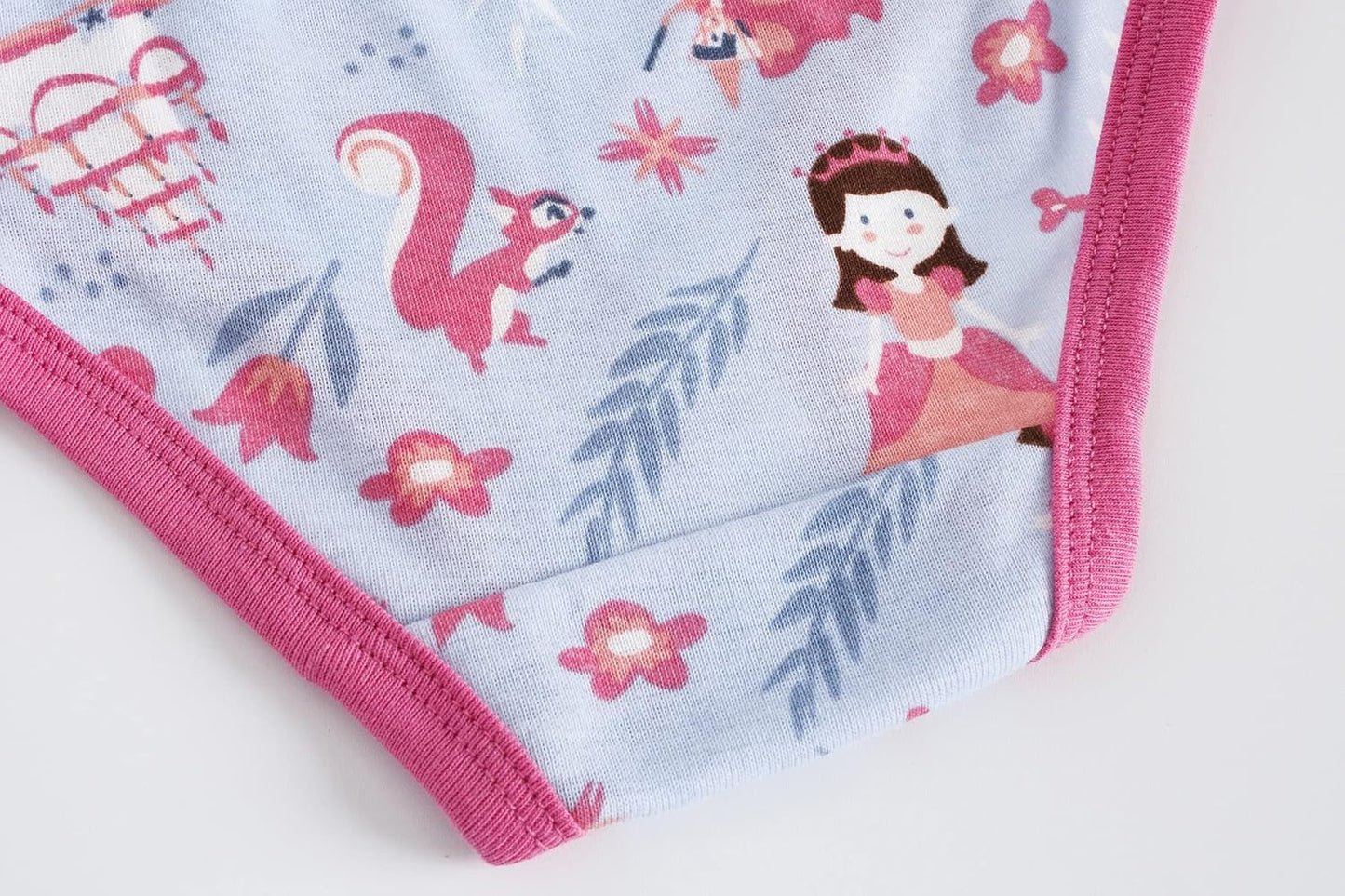 Cadidi Dinos Little Girls' Soft Cotton Underwear Kids Cool Breathable Comfort Panty Briefs Toddler Undies(Pack of 6)