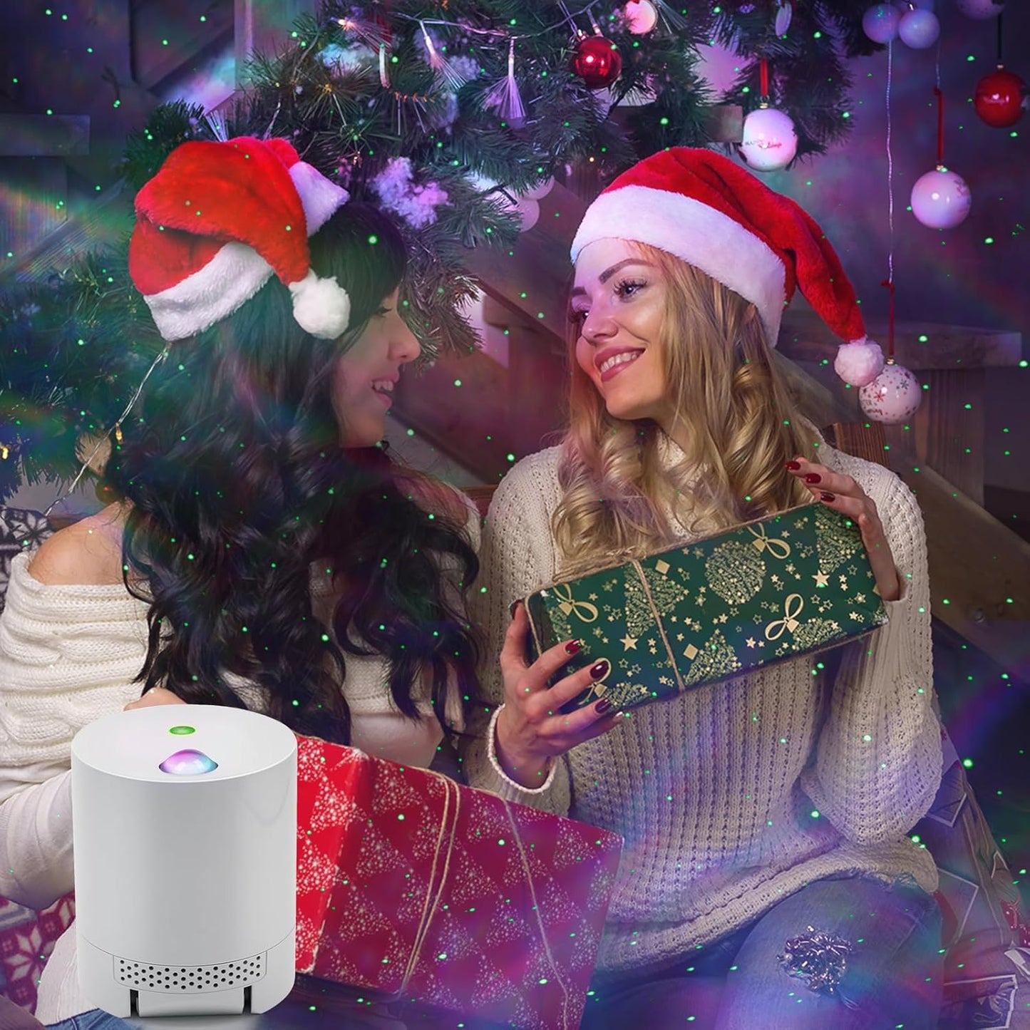 Galaxy Projector Star Projector, Northern Lights Projector with Remote Control, Adjustable Color, Brightness and Movement Speed, Night Light Projector for Adults, Bedroom, Living Room