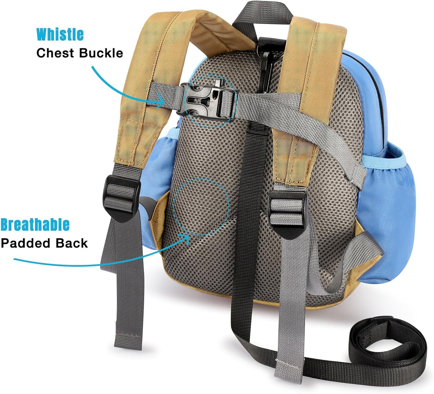 STEAMEDBUN Backpack Leash for Toddlers 1-3: Baby Backpack with Leash for Boys Girls - Anti-Lost Harness for Walking
