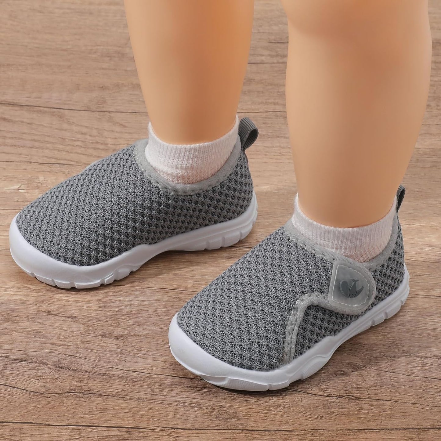 FEETCITY Baby Shoes Boys Girls First Walking Shoes Infant Sneakers Lightweight Slip On Shoe