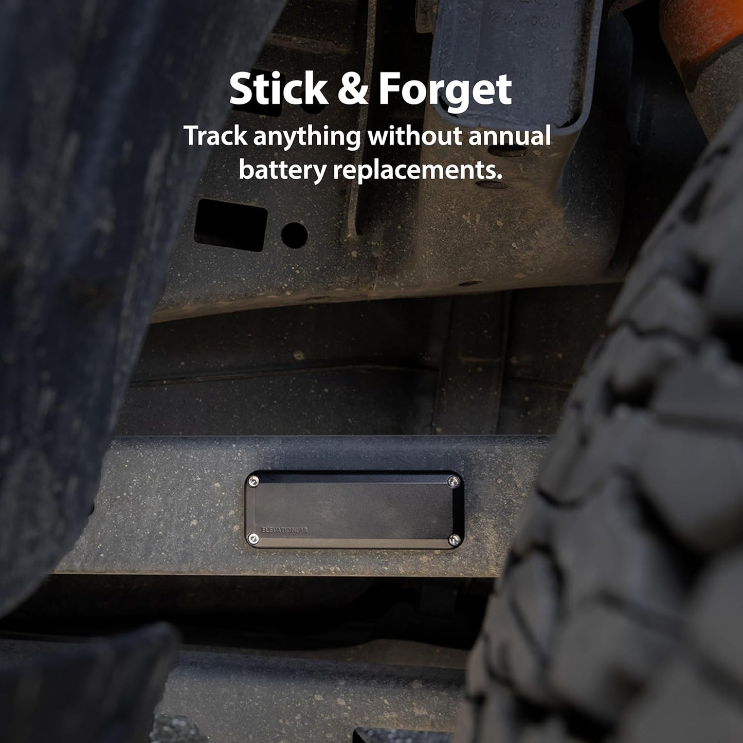 Elevation Lab AirTag 10-Year Extended Battery | Adhesive Mount | Uses AA Batteries - 14x More Capacity Than CR2032 | TimeCapsule | Waterproof, CR 2032 Battery Replacement