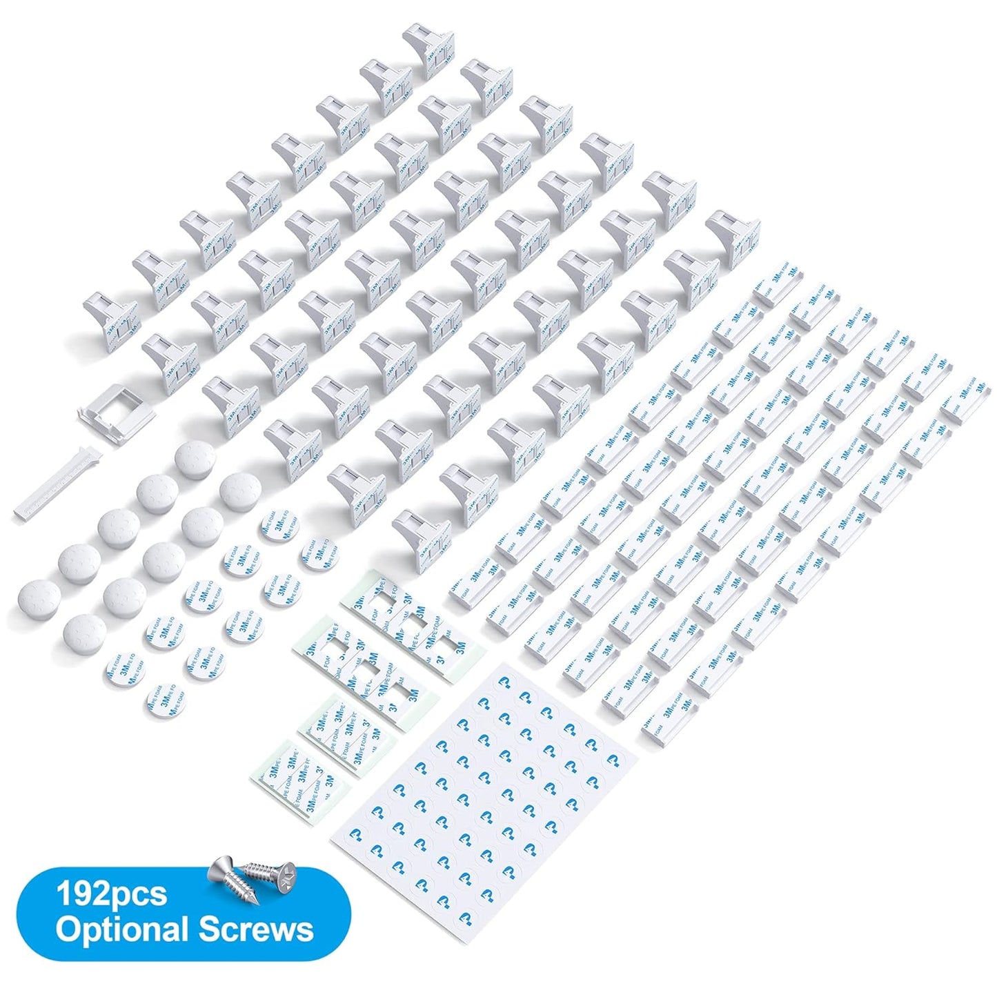 Cabinet Locks for Babies（48Locks+10Keys) Magnetic Child Locks for Cabinets Baby Proofing Cabinets-HelloPony