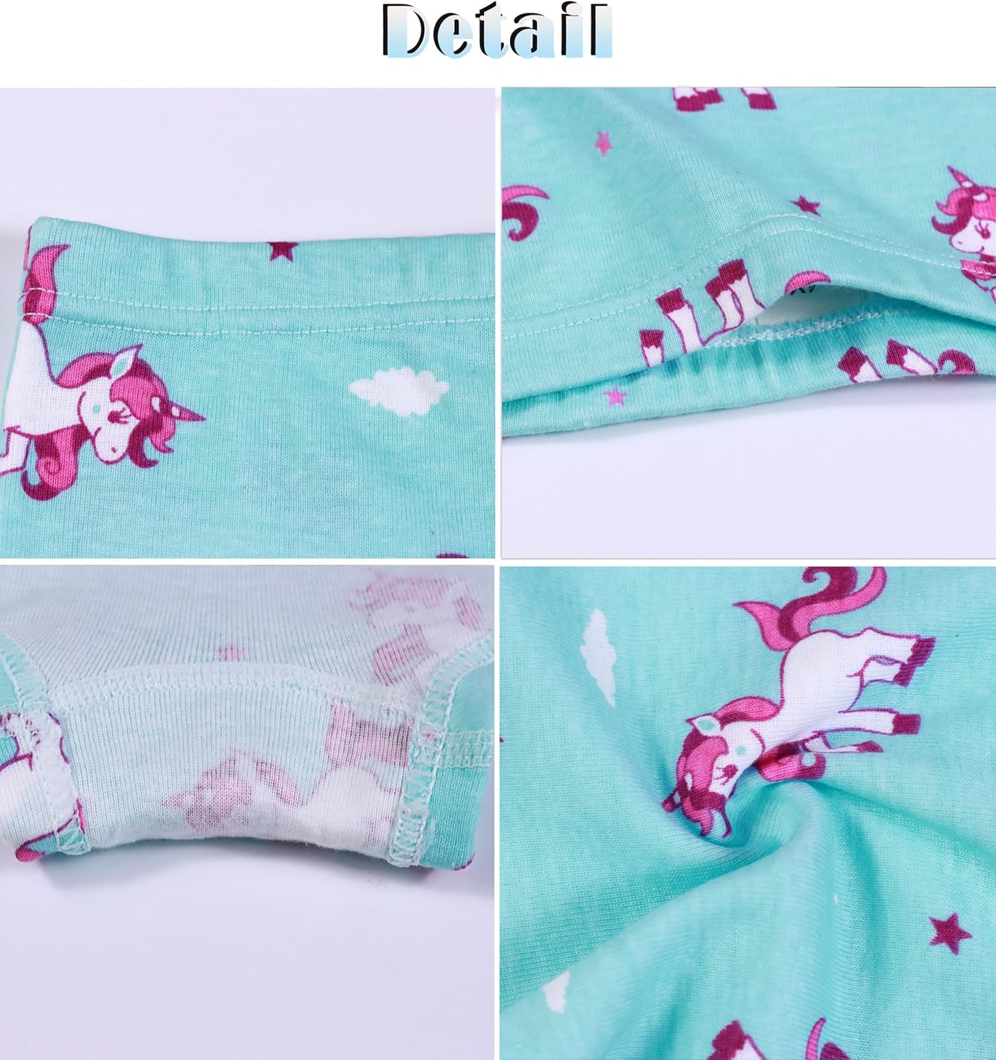 Sladatona Soft Girls Boyshort Panties Cotton Briefs Kids Underwear