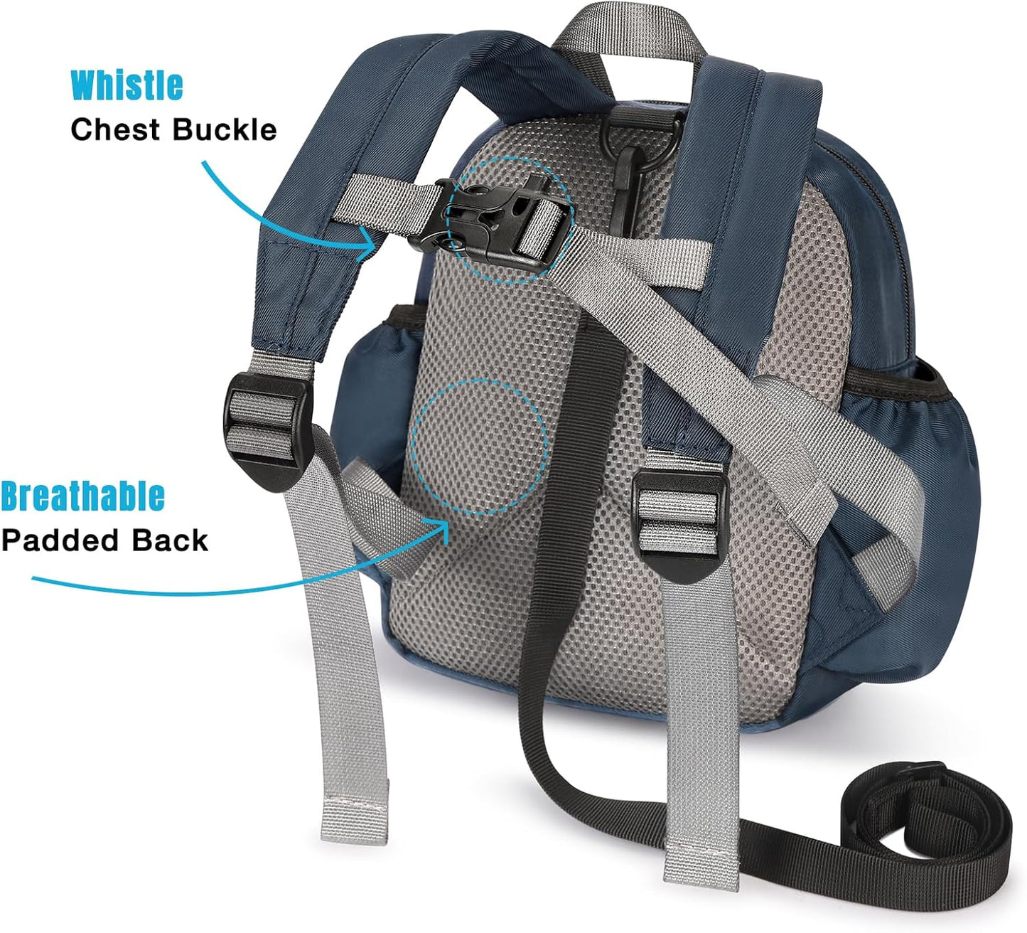 STEAMEDBUN Backpack Leash for Toddlers 1-3: Baby Backpack with Leash for Boys Girls - Anti-Lost Harness for Walking