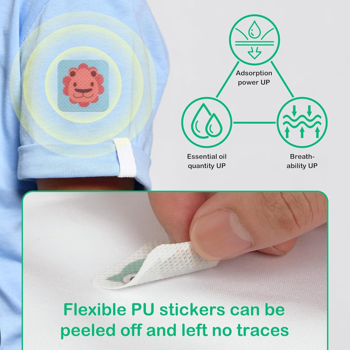 360 Pack Mosquito Repellent Stickers for Kids, with 6 Pack Mosquito Repellent Bracelets, Bug Repellent Stickers Natural DEET - Free, Plant Ingredients, Mosquito Patches for Outdoor Camping