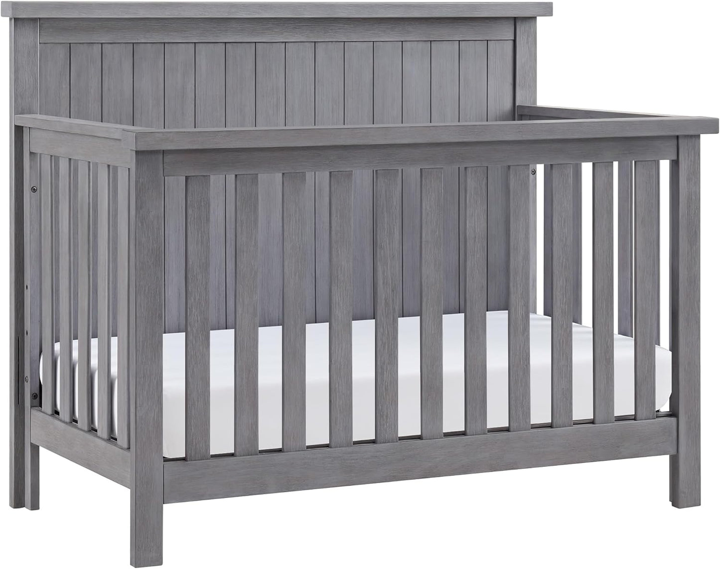 Soho Baby Everlee 4-in-1 Convertible Crib, Graystone