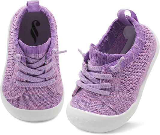 JIASUQI Baby Shoes for Toddler Boys Girls Sneakers Slip on Walking Shoes for Babies