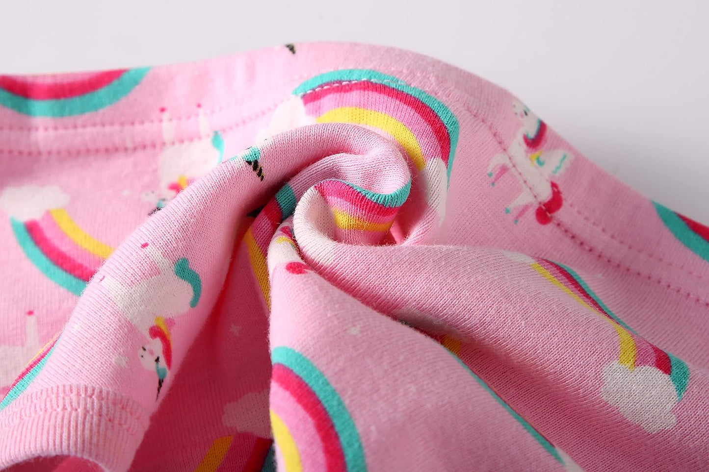 Cadidi Dinos Little Girls' Soft Cotton Underwear Kids Cool Breathable Comfort Panty Briefs Toddler Undies(Pack of 6)