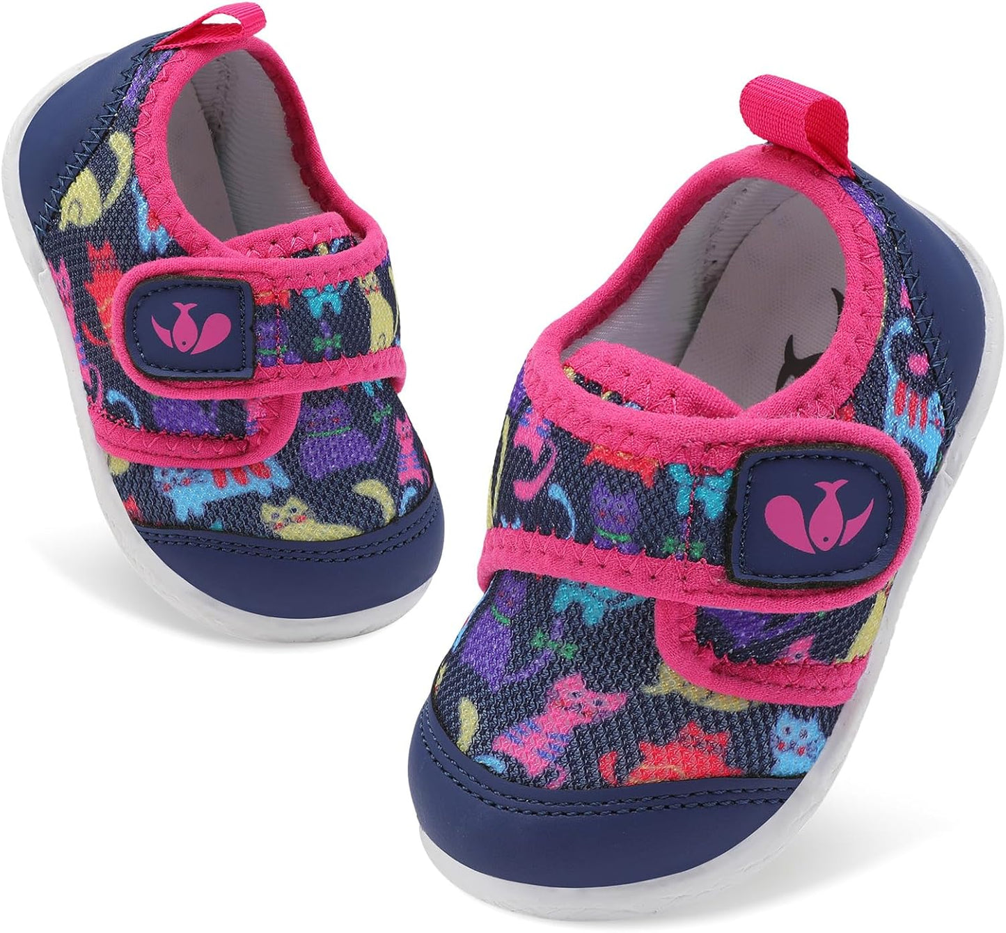 FEETCITY Baby First Walking Shoes Boys Girls Infant Sneakers Crib Shoes Breathable Lightweight Slip On Shoes