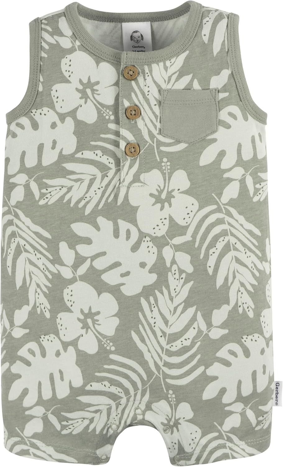 Gerber baby-boys Short Leg and Long Leg Romper Set