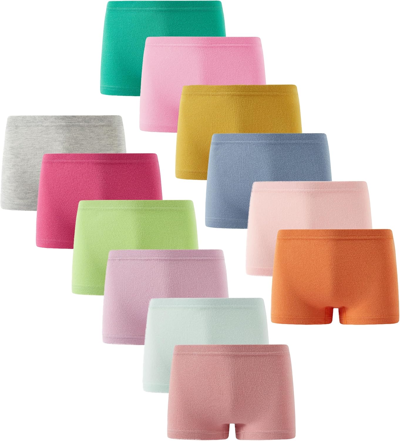 Sladatona Soft Girls Boyshort Panties Cotton Briefs Kids Underwear