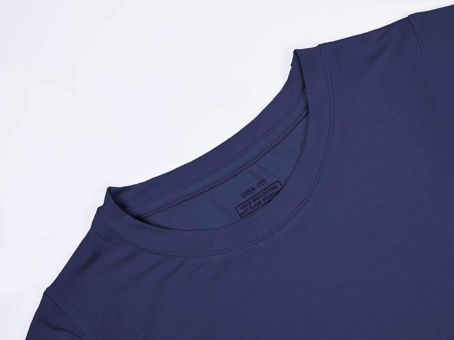 BABY 2T-10Y Toddler Kids Girls Boys Soft Comfy Viscose 2pcs Set Long Sleeve Plain Shirts and Pants Sets