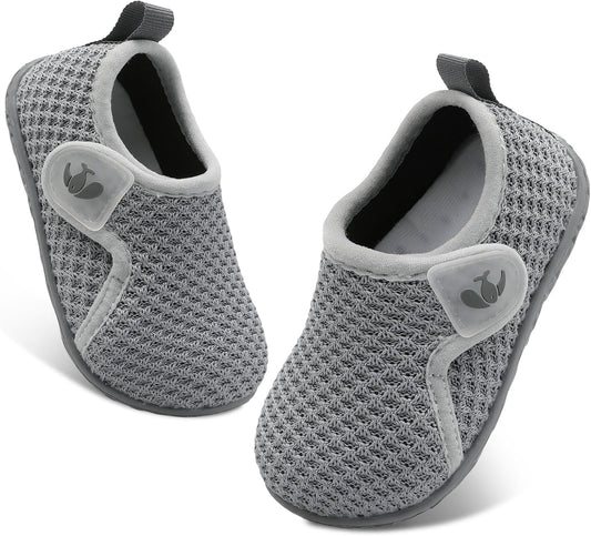 FEETCITY Baby Boys Girls First Walking Shoes Infant Sneakers Crib Shoes Breathable Lightweight Slip On Shoes