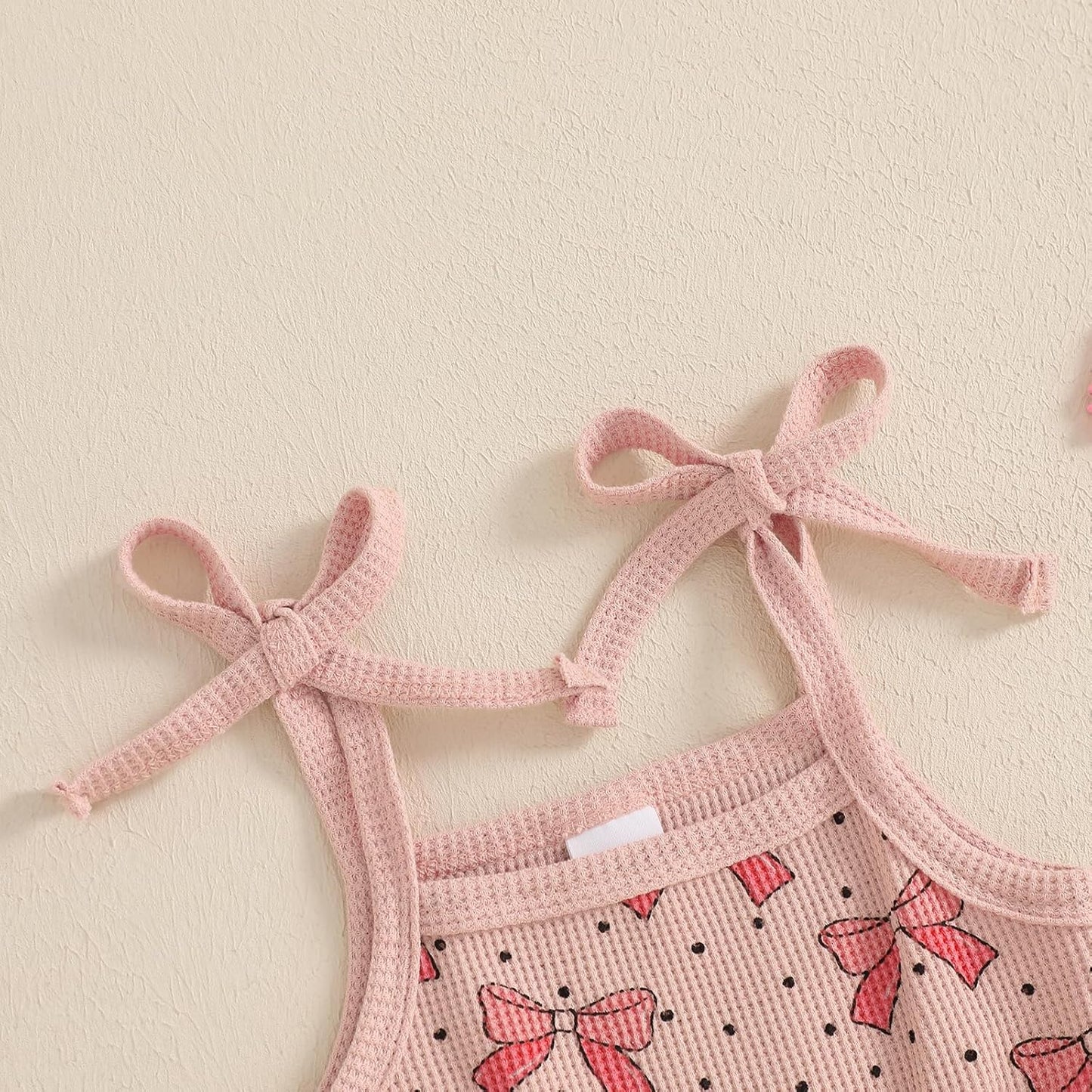 WZTYYDS Toddler Baby Girl Summer Clothes Floral Romper Tie-Up Strap Halter Jumpsuit Infant Summer Sling Playsuit 6M-3T