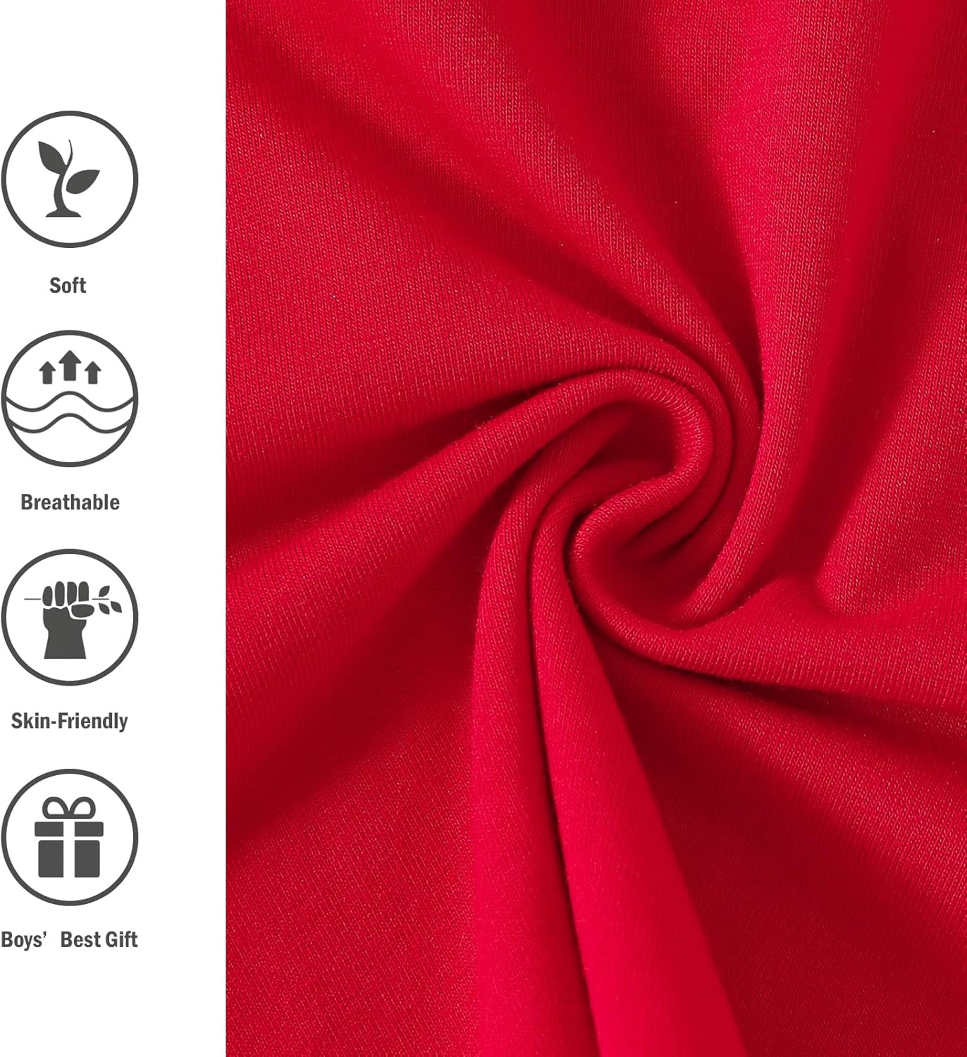 OPAWO Toddler Boy Shirts 3 Pack, V-Neck Short Sleeve Toddler Tshirts, Blank Baby Tee Shirts Summer Tops 12 Months-5T