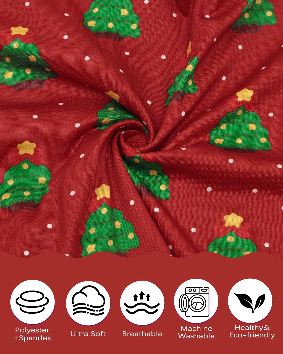 ALVABABY Toddler Pillowcases Stretchy Soft Kids Pillow Cover 2 Pack Fit 13"x 18" or 12"x16" Envelope for Girl Boy Sleepy Travel Christmas 2TPE37A